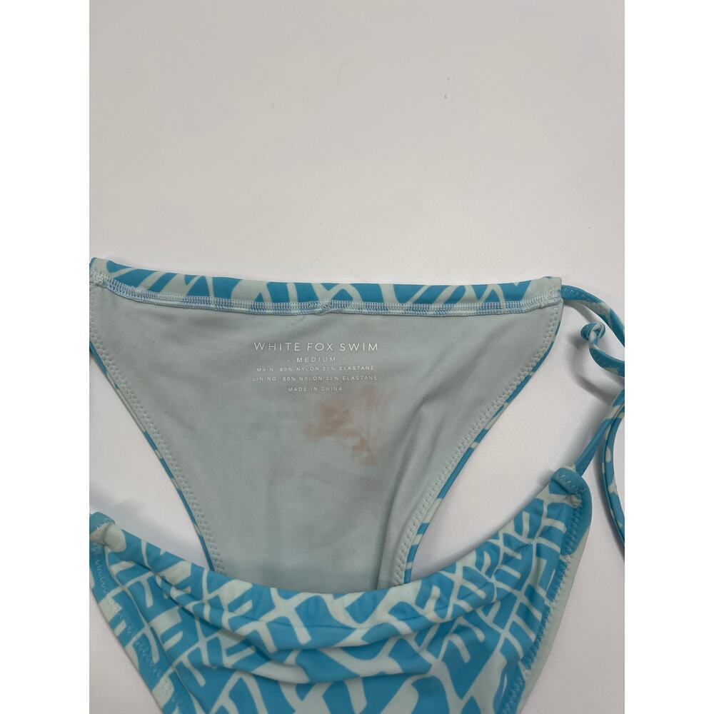 White Fox Blue Bikini (B17#9) - Picture 7 of 9